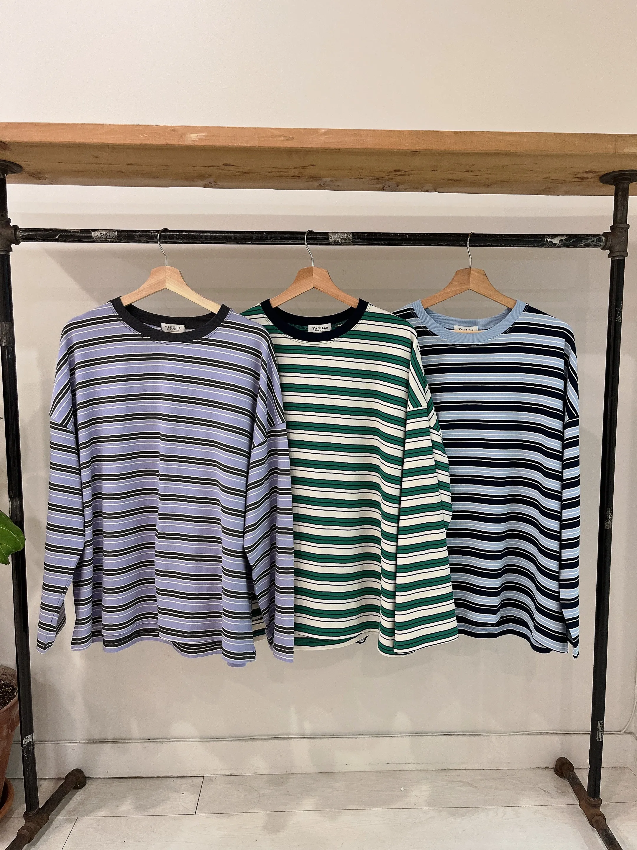 FUGO Stripe long tee