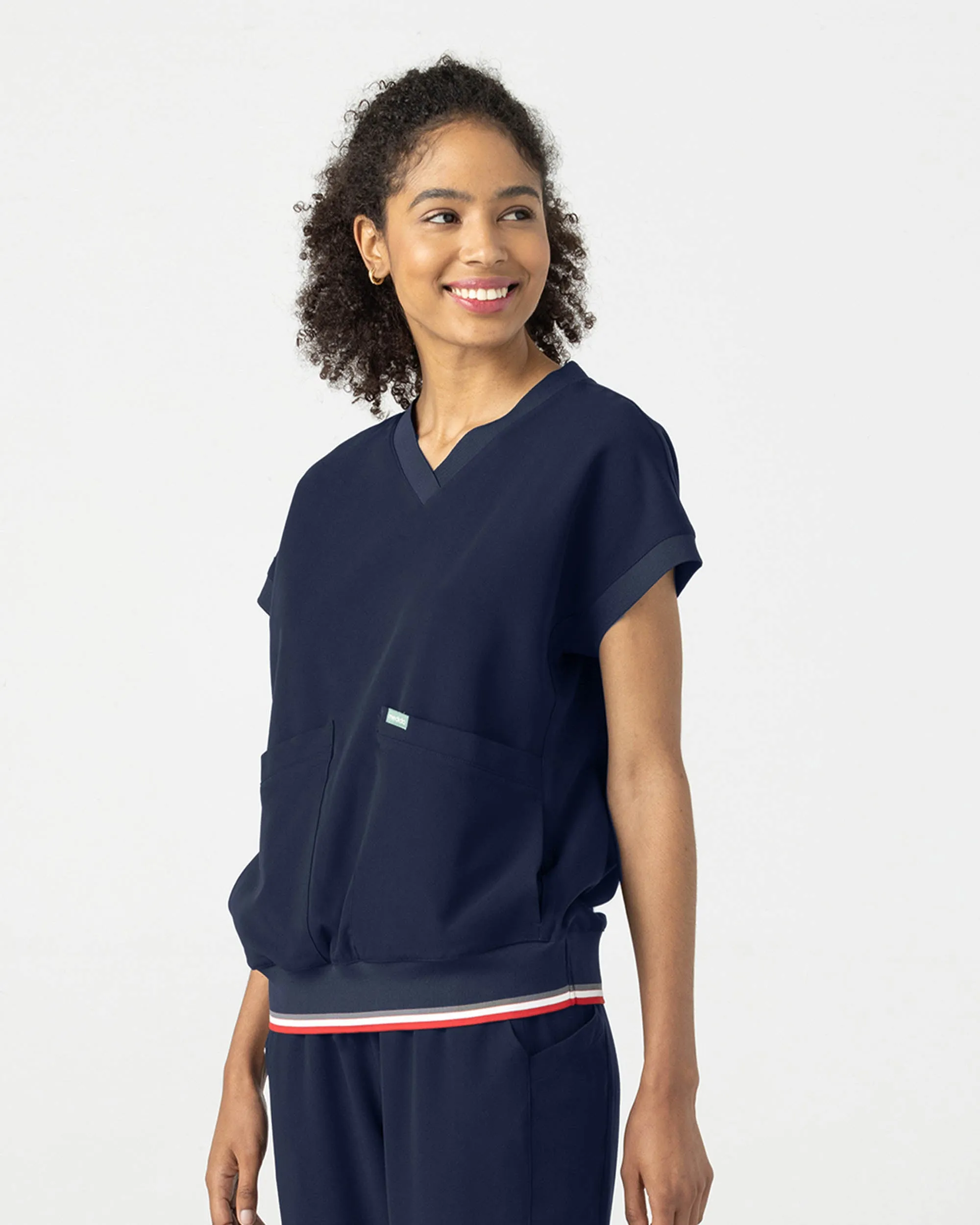 FYSEL® Lanai‎ ‎ Rib Band Scrub Top