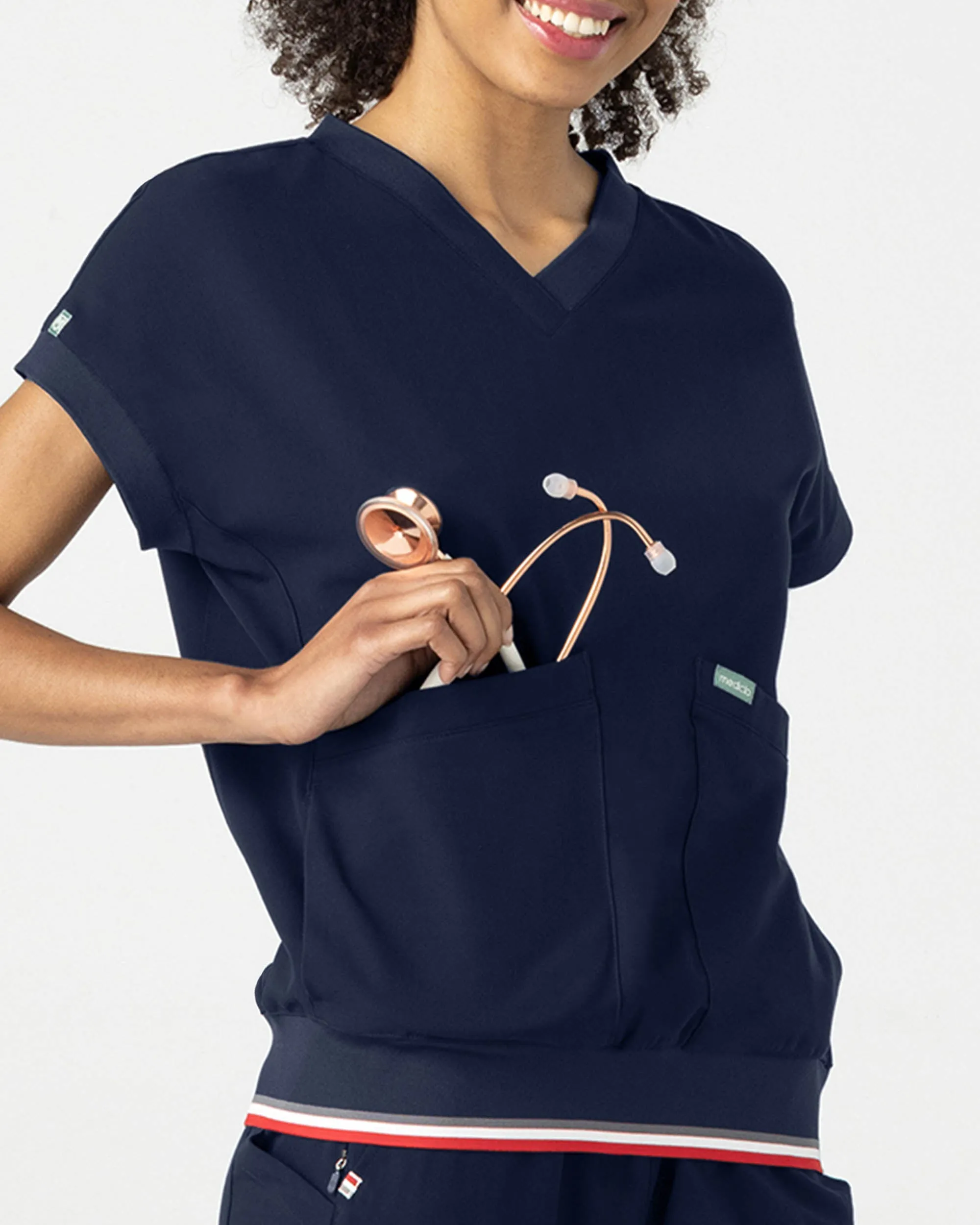 FYSEL® Lanai‎ ‎ Rib Band Scrub Top