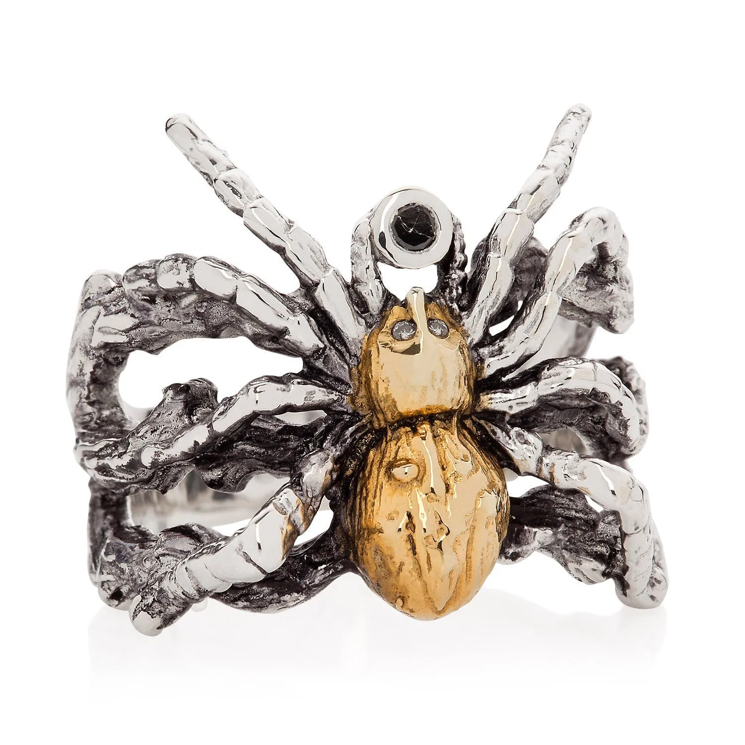 Gilded Spider Ring by Yasmin Everley