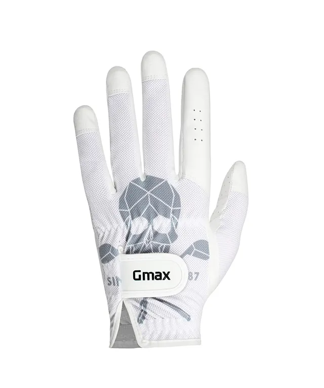 Gmax Men's Mesh Sheepskin Glove- Left - White