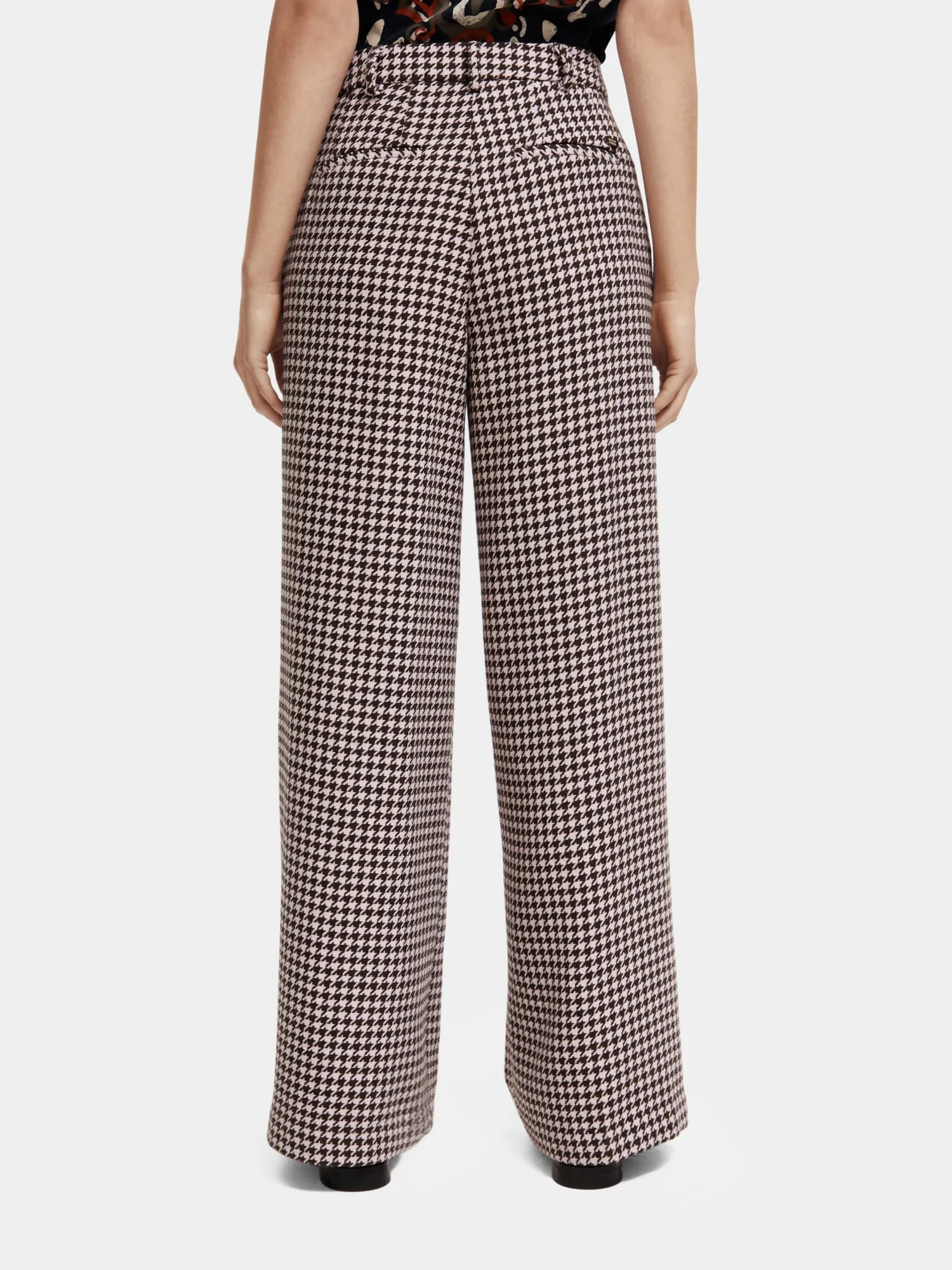 Hana high-rise wide-leg pants