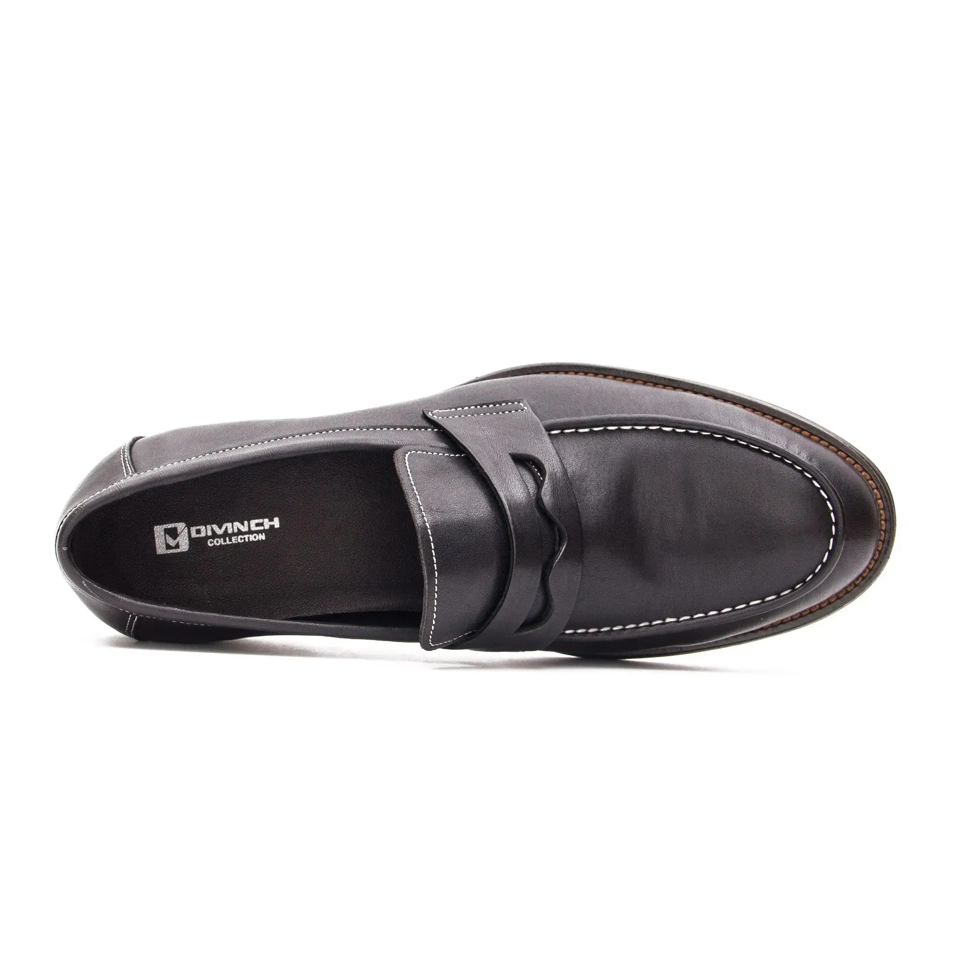 Hand Washed Leather LOAFERS Shoes 23098