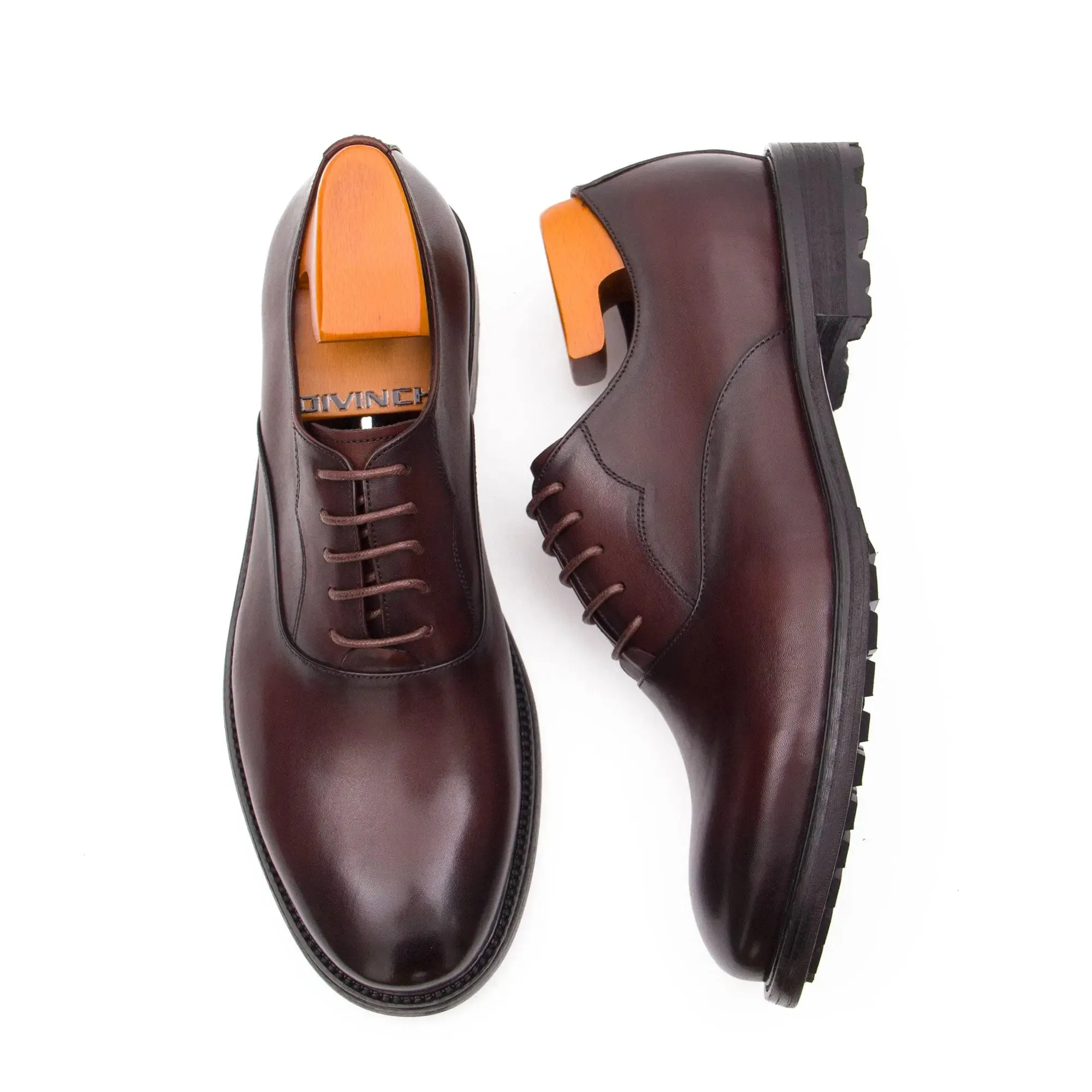 Hand Washed Leather Shoes Derby 99802