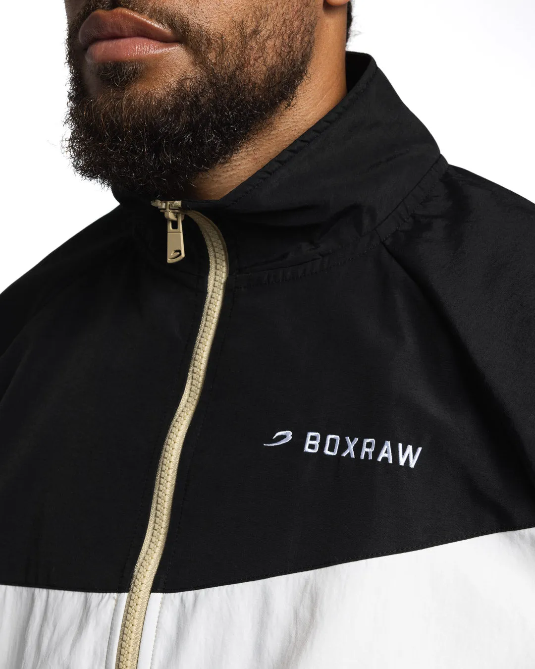 Harvey Jacket - Black/White/Beige