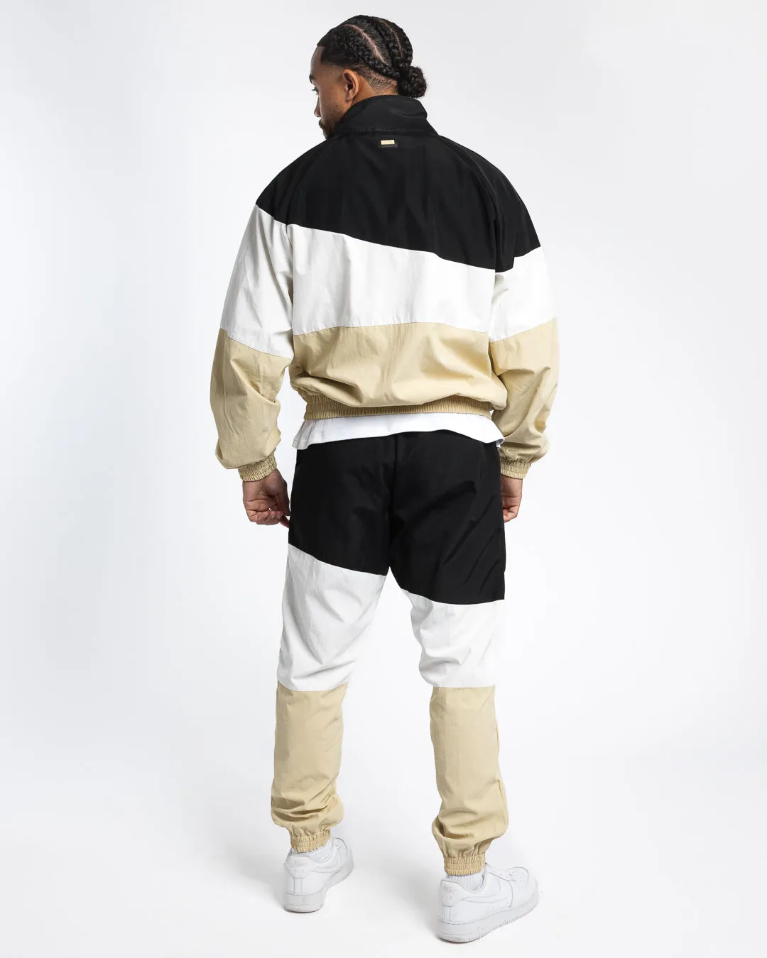 Harvey Jacket - Black/White/Beige