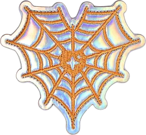 Heart Spider Web Patch