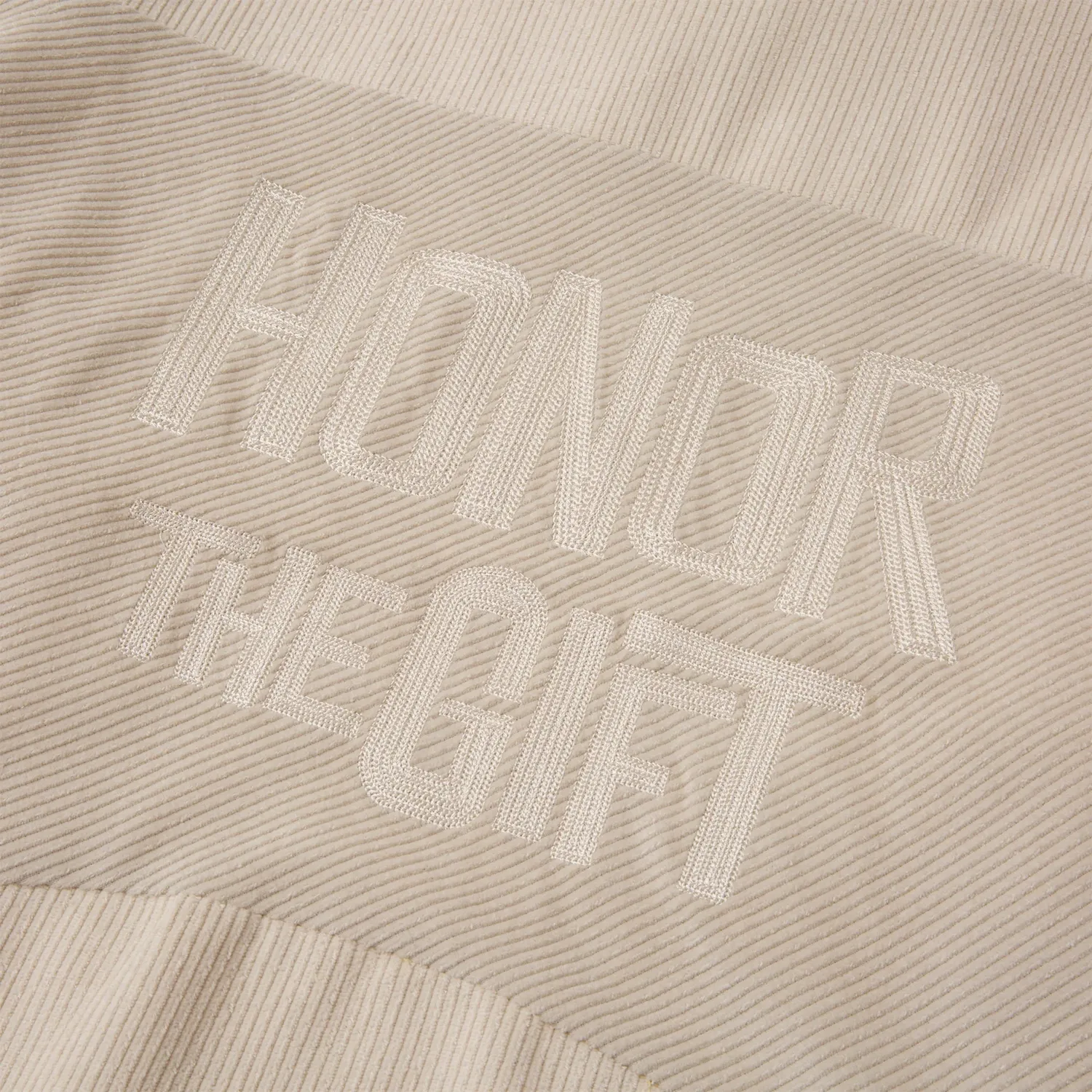 Honor The Gift Corduroy Zip Jacket Bone