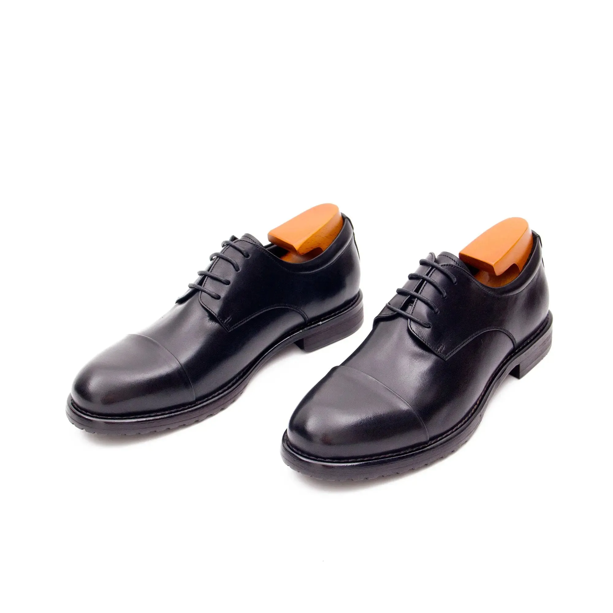 Horse leather shoes washed derby shoes 9165-3