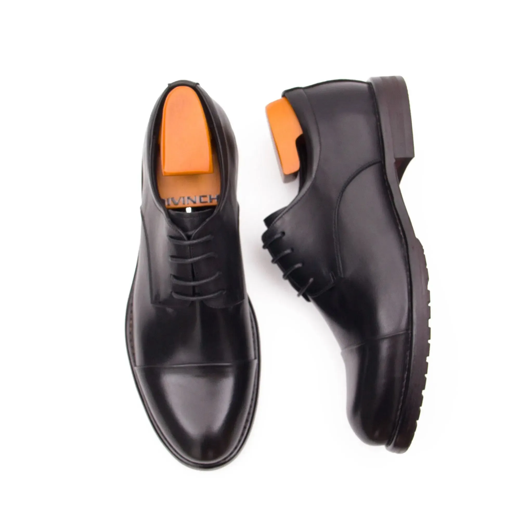 Horse leather shoes washed derby shoes 9165-3