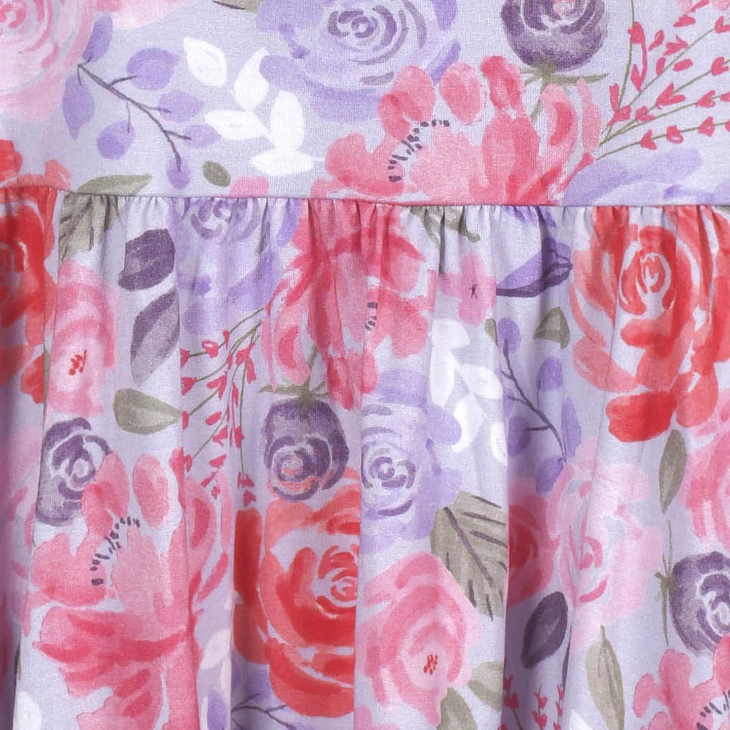 Infant & Toddler Girls Lilac Garden Buttery Soft Viscose Made from Eucalyptus Twirl Dress