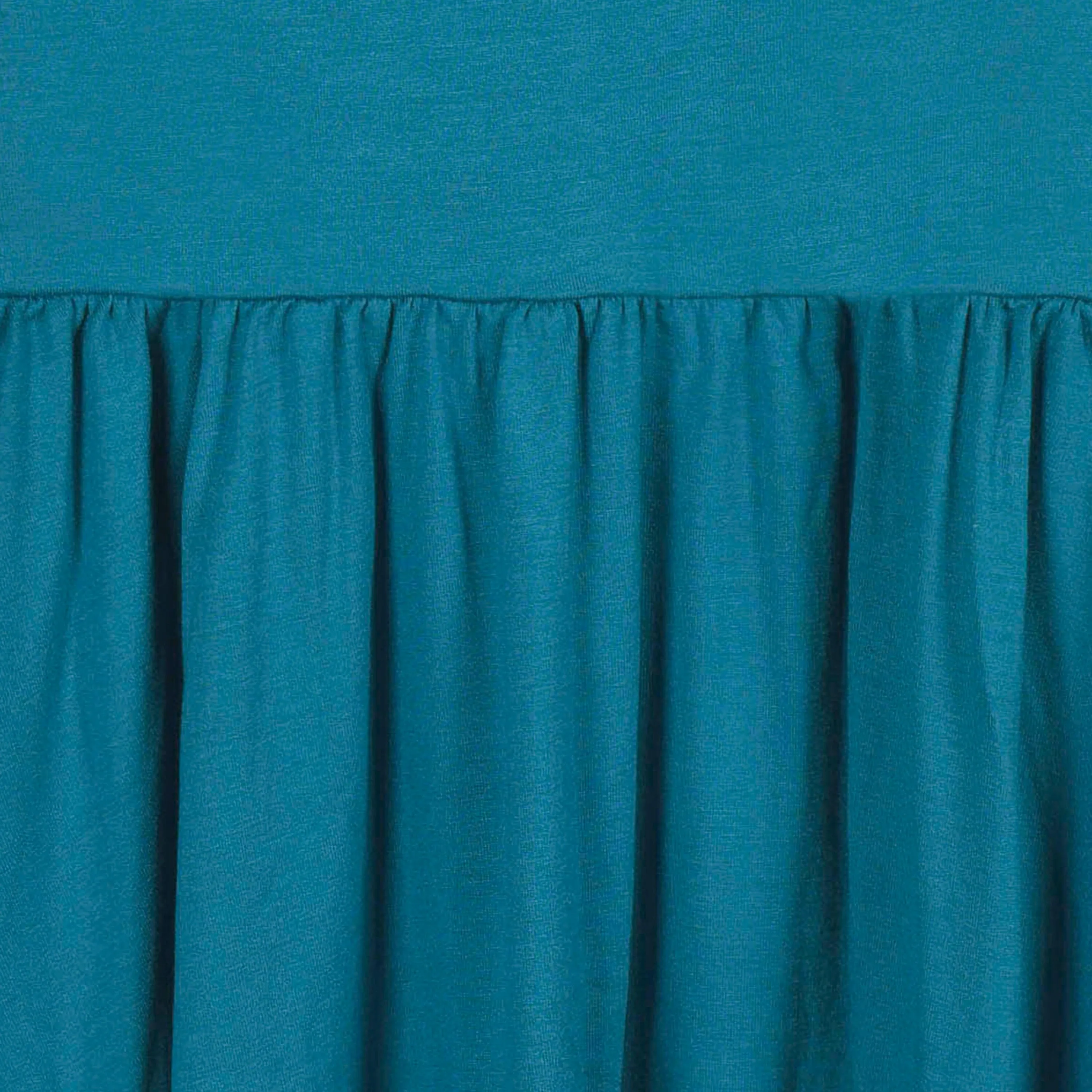 Infant & Toddler Girls Ocean Teal Buttery Soft Viscose Made from Eucalyptus Twirl Dress