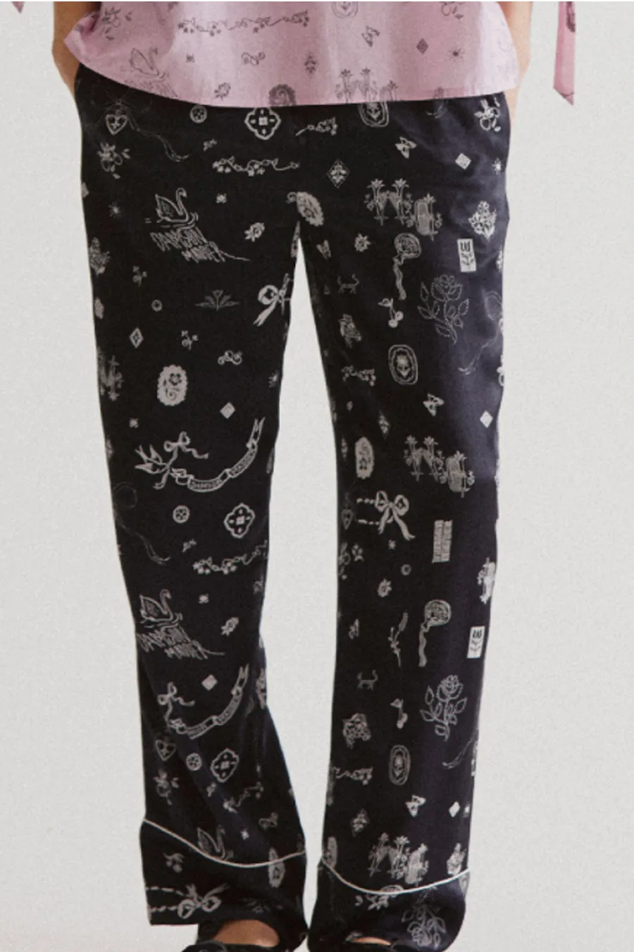 joni pants - symbol print