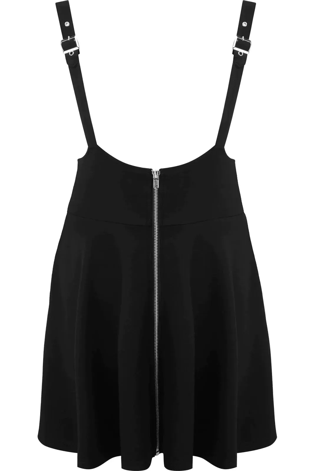 Killstar Suspend Me Statement Skirt Zip Front