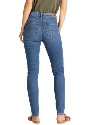 Lee Pantalone Jeans da donna Scarlett High In L626DUIW blu chiaro