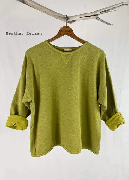 Leelanau Cotton French Terry Boxy Sweatshirt (14 Colors!)