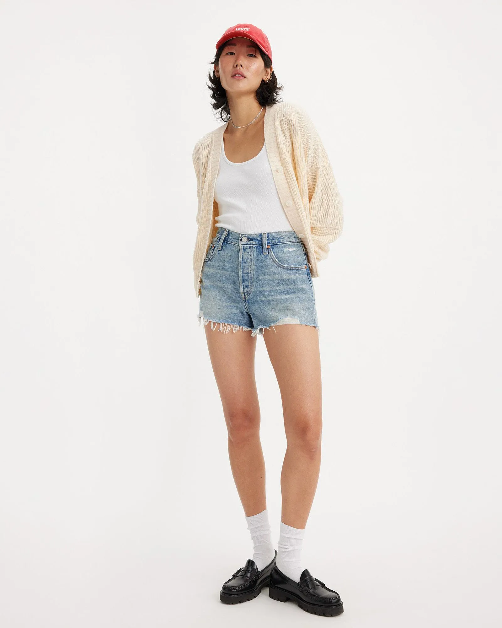 Levi's Womens 501 Original Shorts - Vague Finish