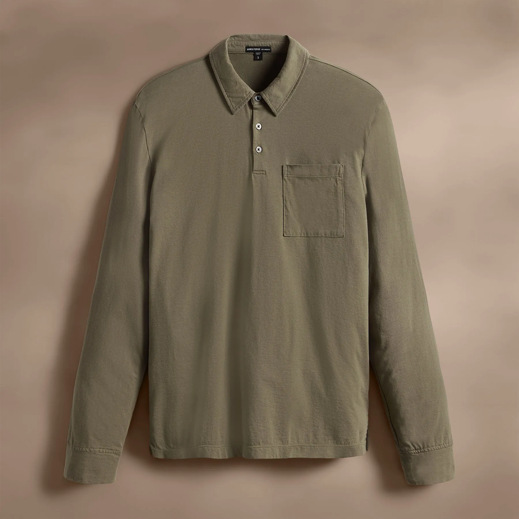 Long Sleeve Pocket Polo - Peet