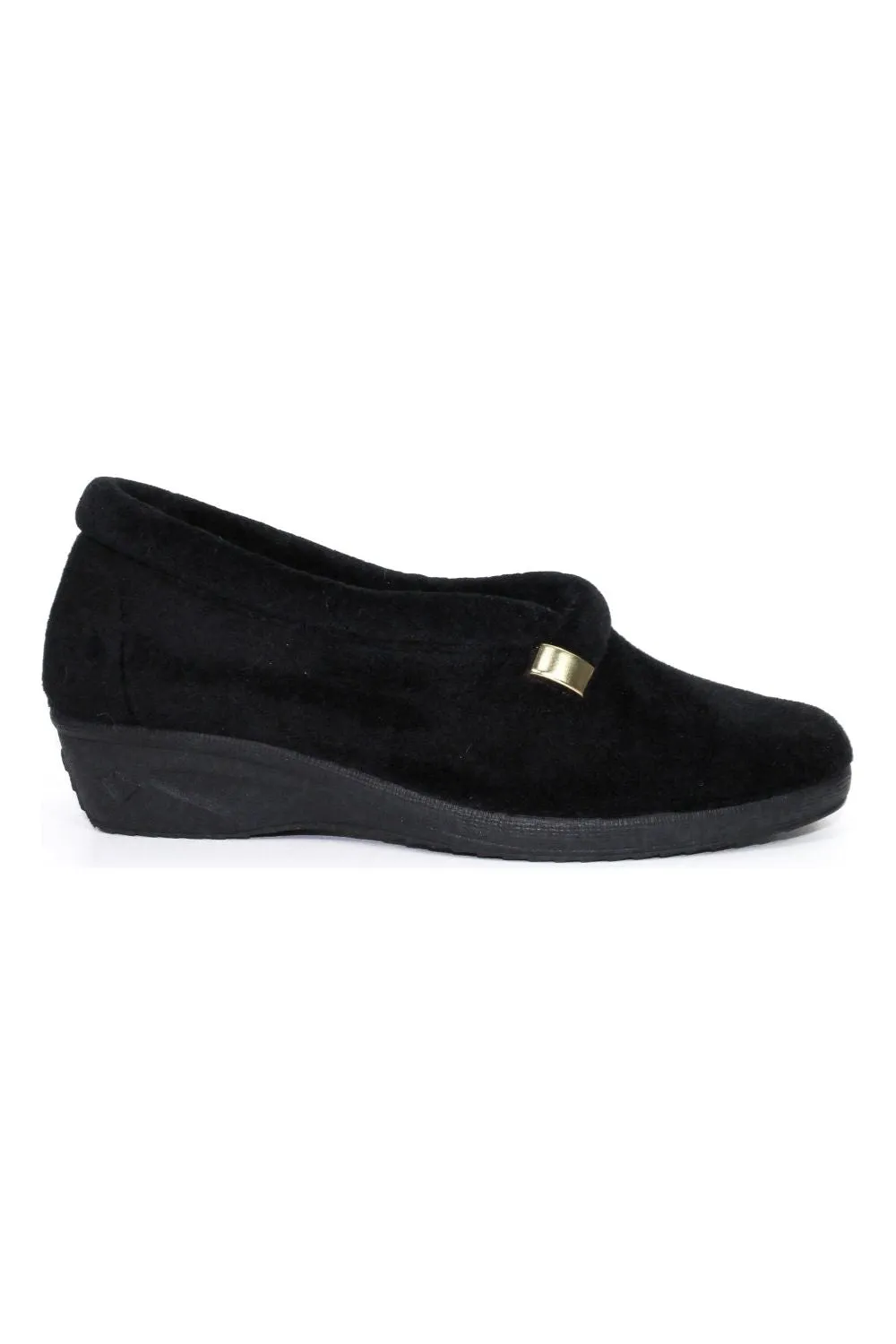 Lunar Womens Slippers KLA100 Bridie black