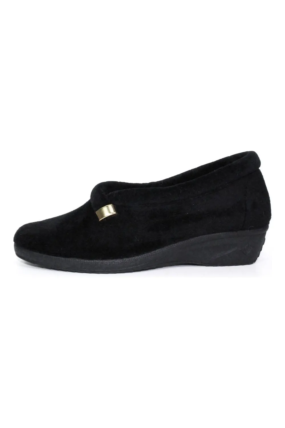 Lunar Womens Slippers KLA100 Bridie black