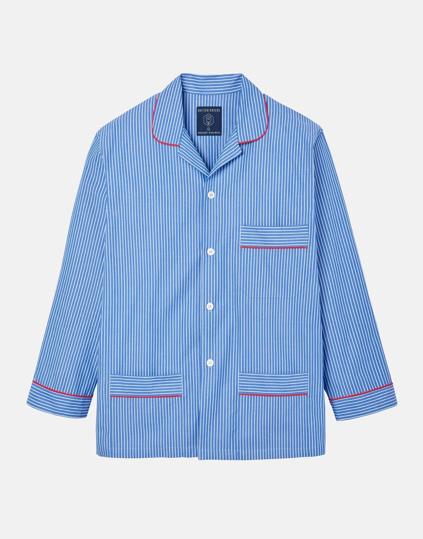 Men's Crisp Cotton Pyjama Set – Burford Stripe