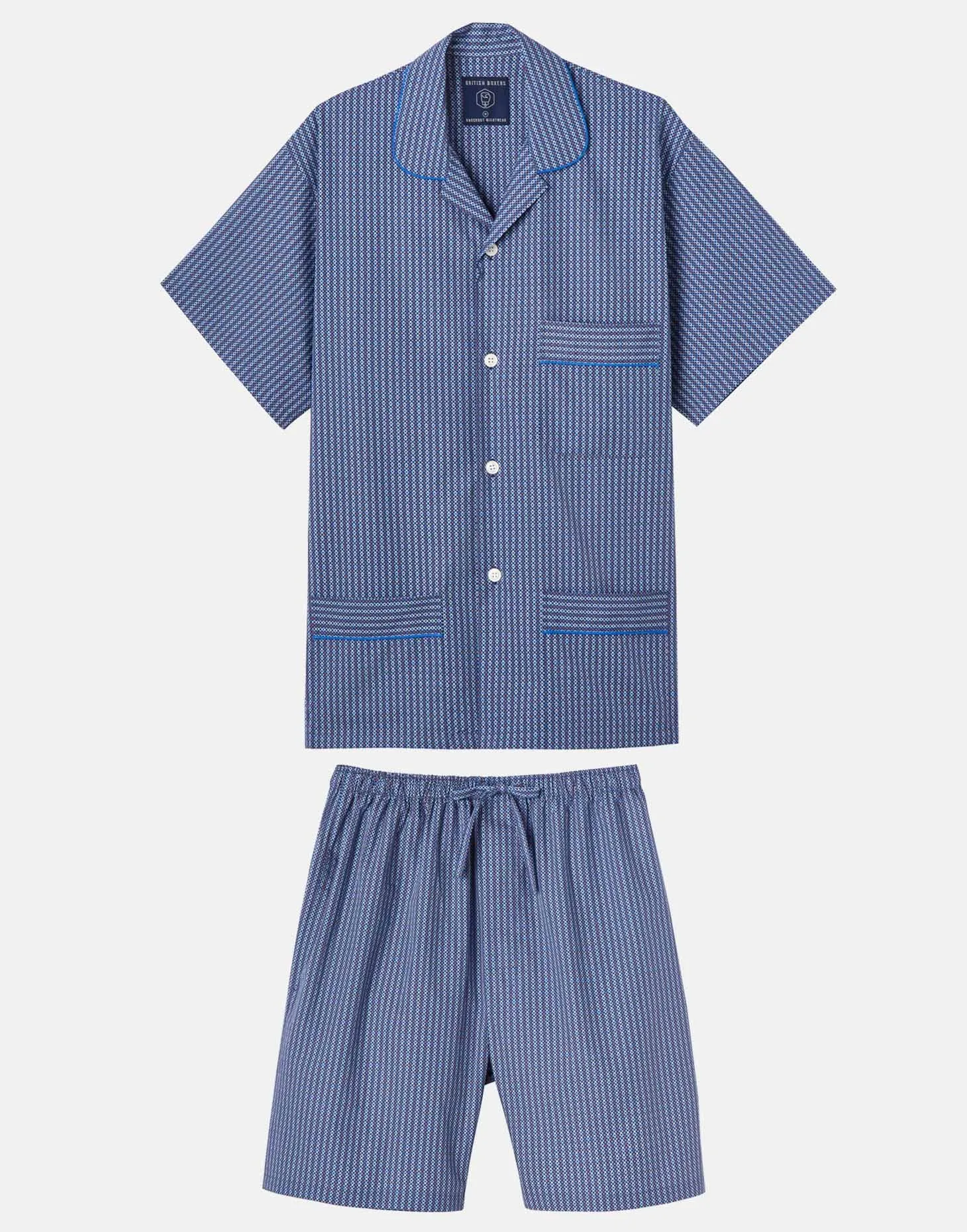 Men's Crisp Cotton Short Pyjama Set – Cannes