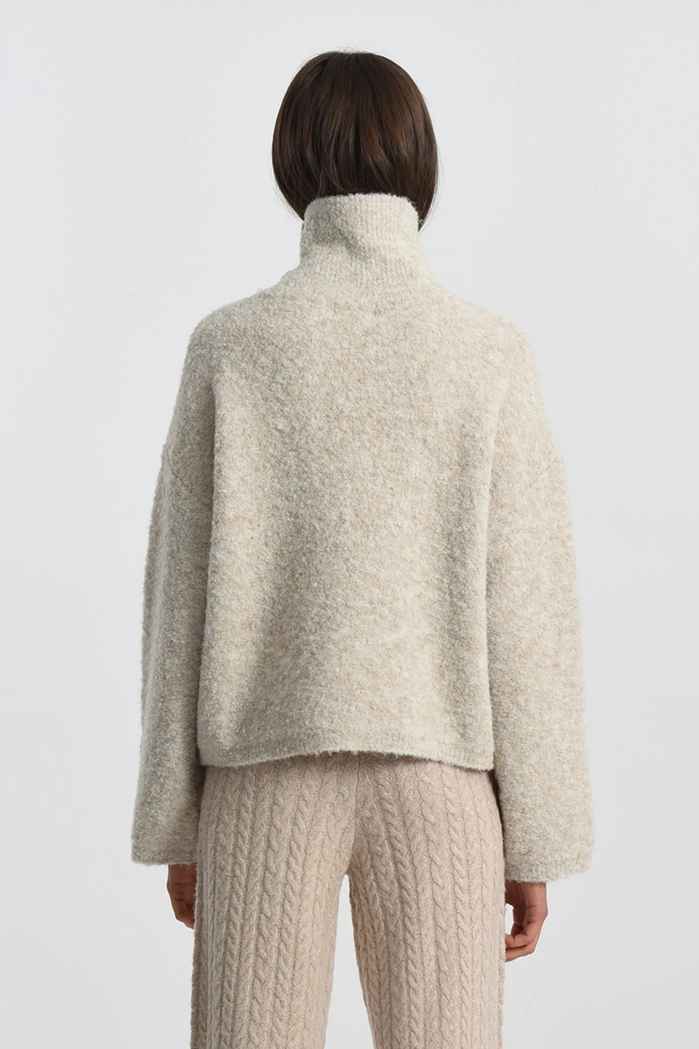 Molly Bracken Premium Off White Knitted Sweater