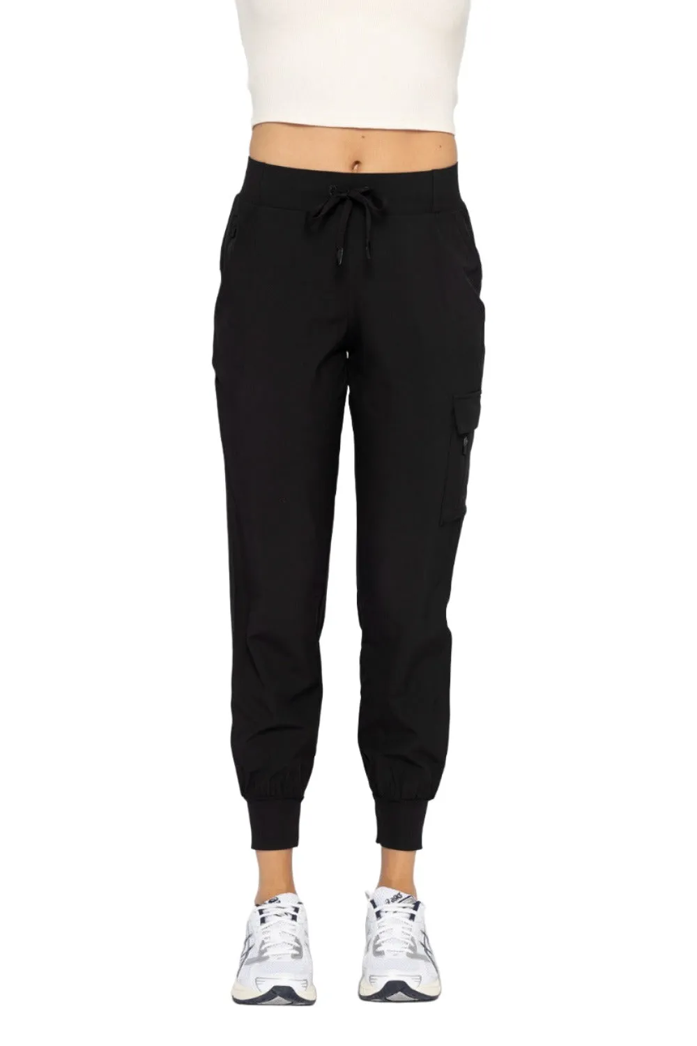 Mono B High Waist Cargo Active Joggers With Pockets AP-B0115