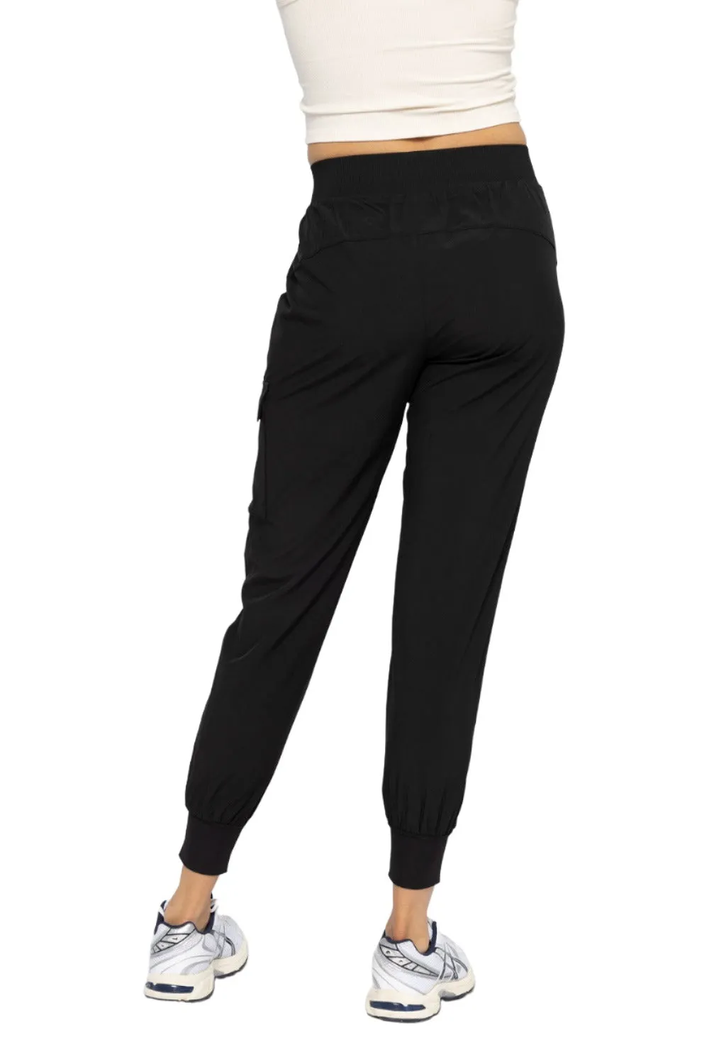 Mono B High Waist Cargo Active Joggers With Pockets AP-B0115