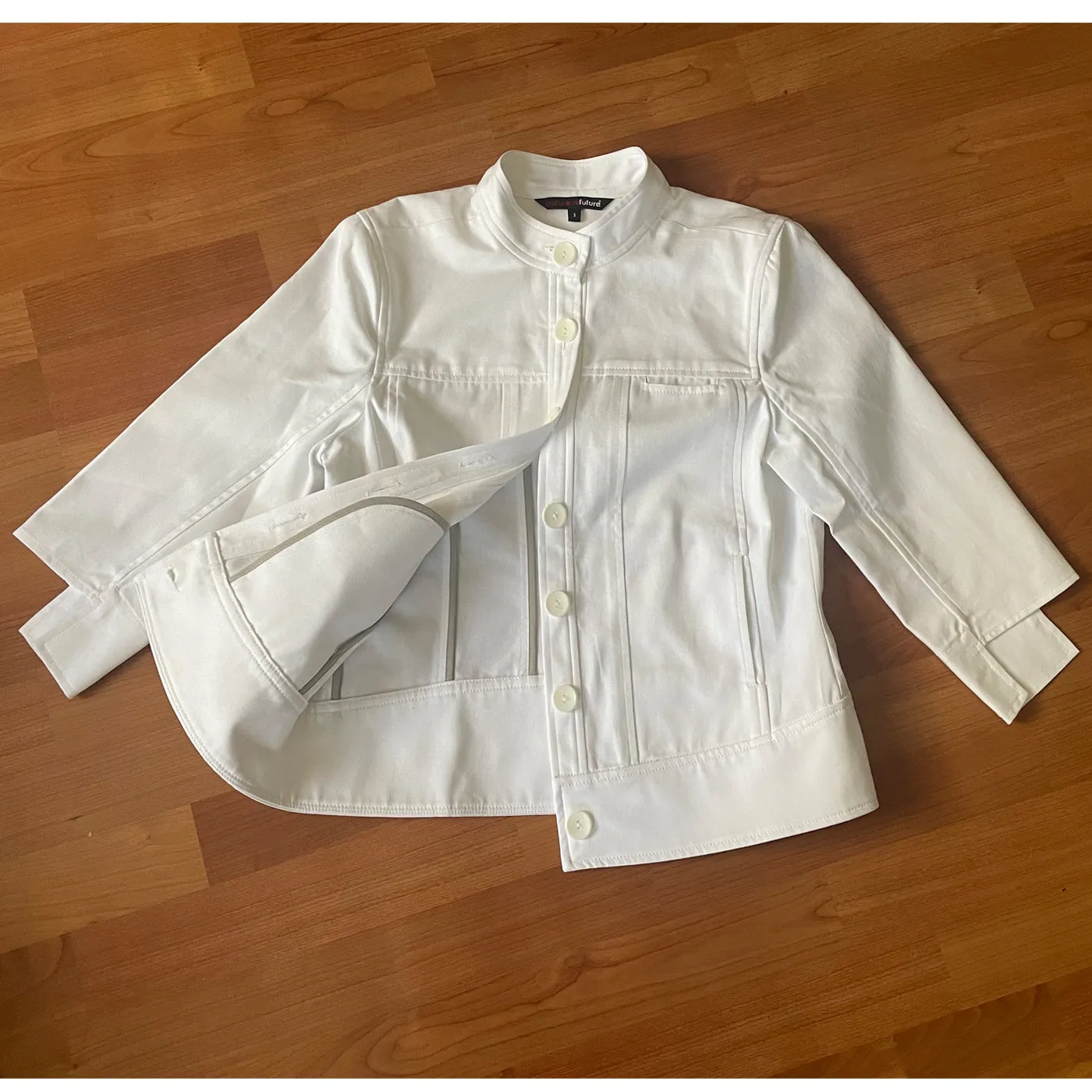 Non-Jean, Jean Jacket/ Organic Cotton Twill : White