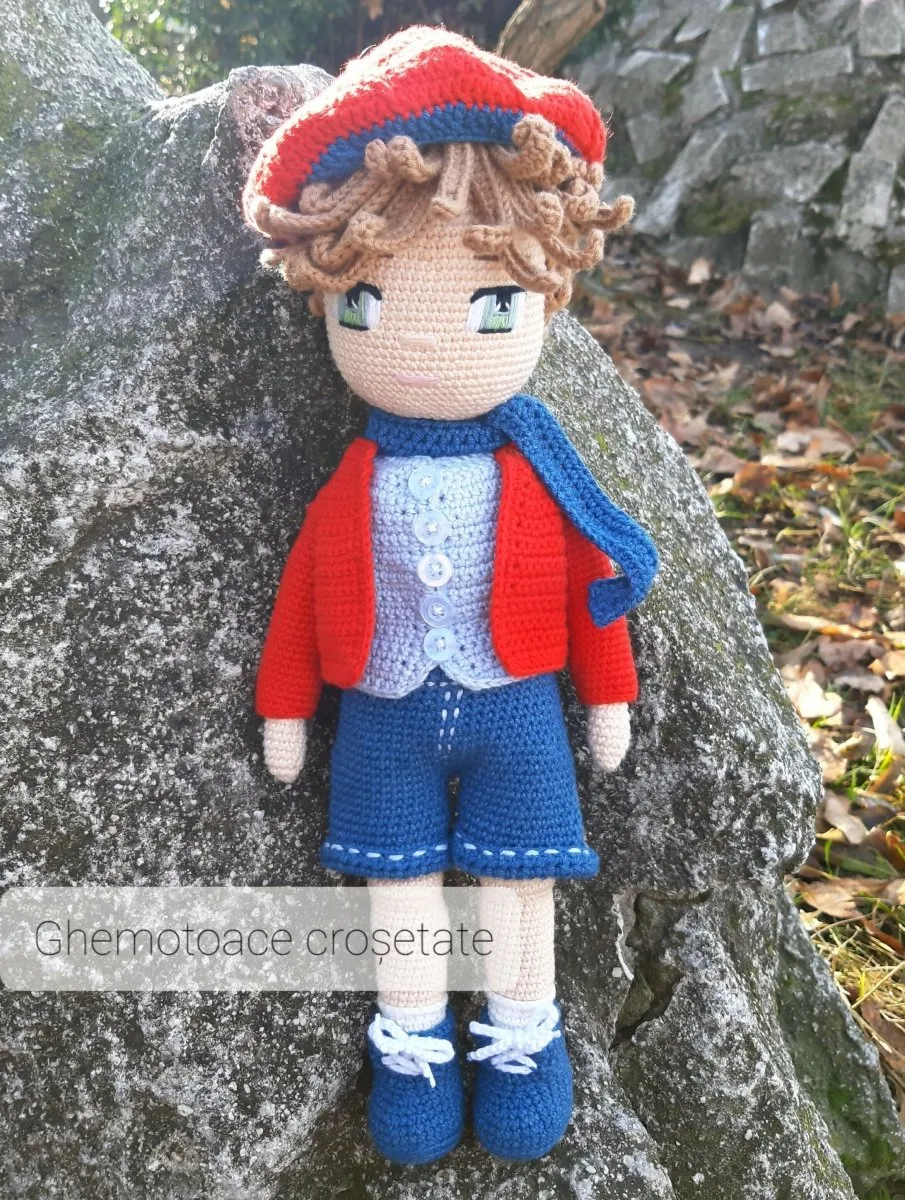 Oliver Crocheted Doll | Adorable Handmade Soft Toy for Kids