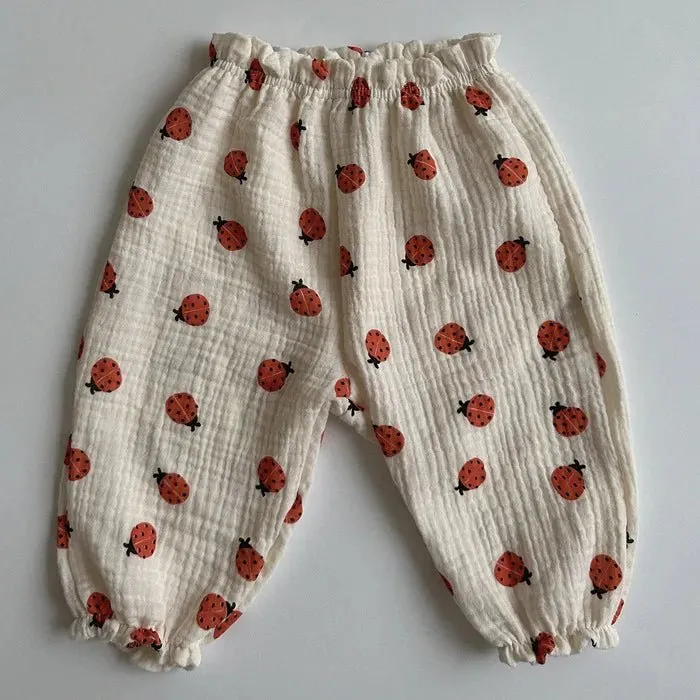 Organic Cotton Patterned Children's Pants