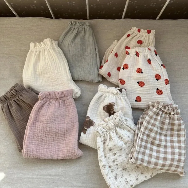 Organic Cotton Patterned Children's Pants