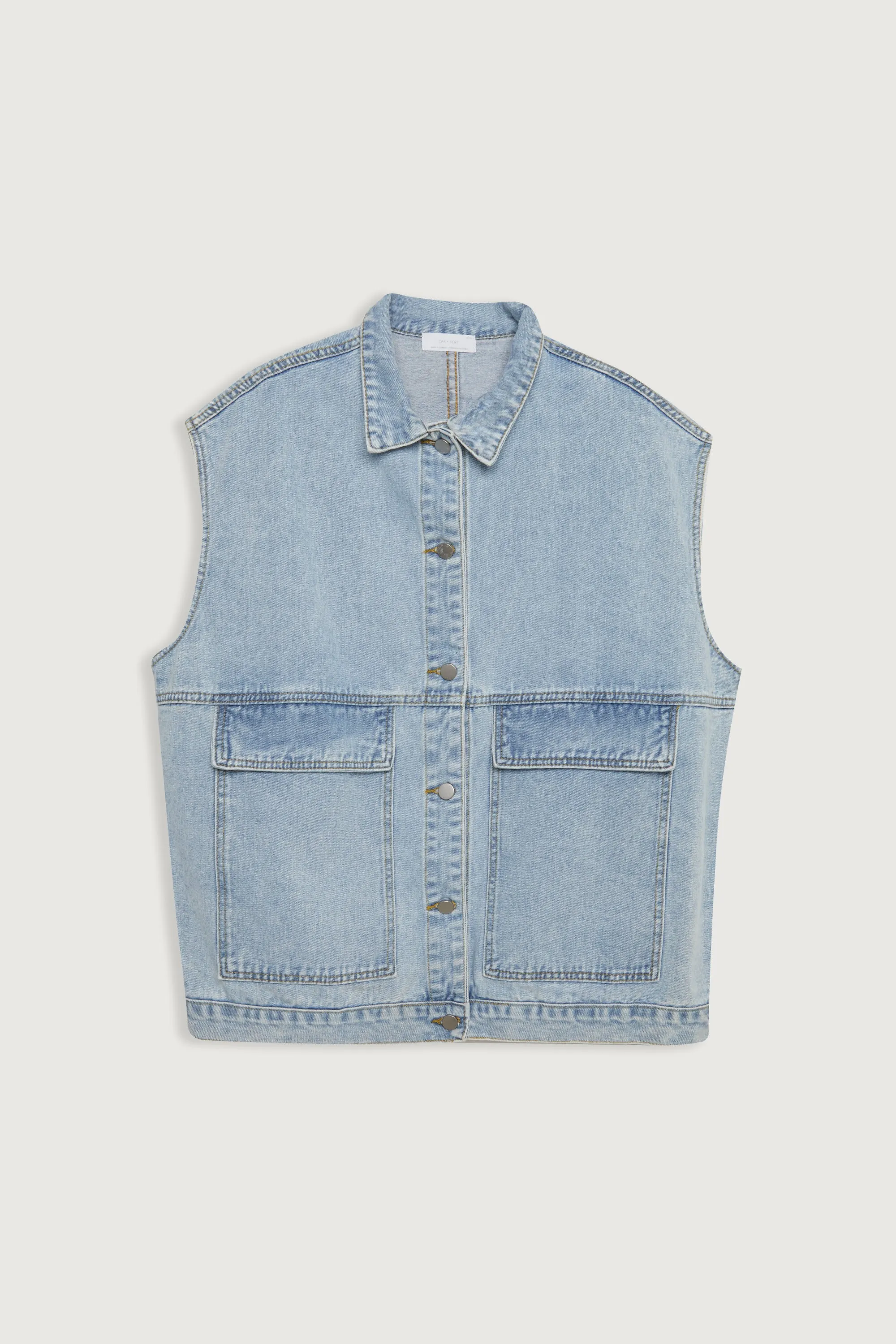 OVERSIZED DENIM VEST