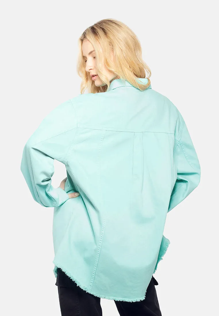 Oversized Long Sleeve Shacket