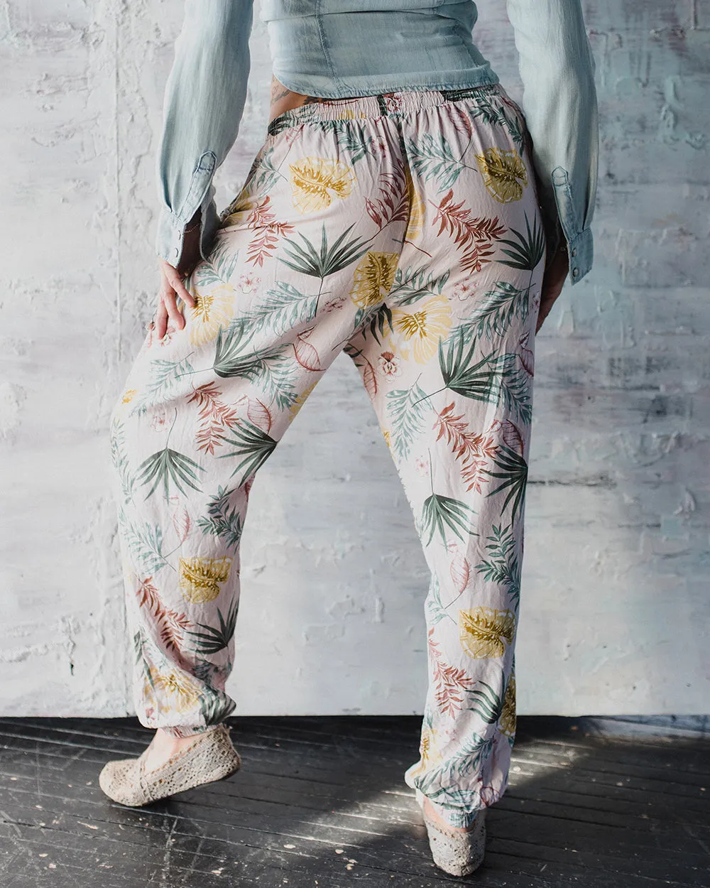 Patterned Miami Jogger Harem Pants