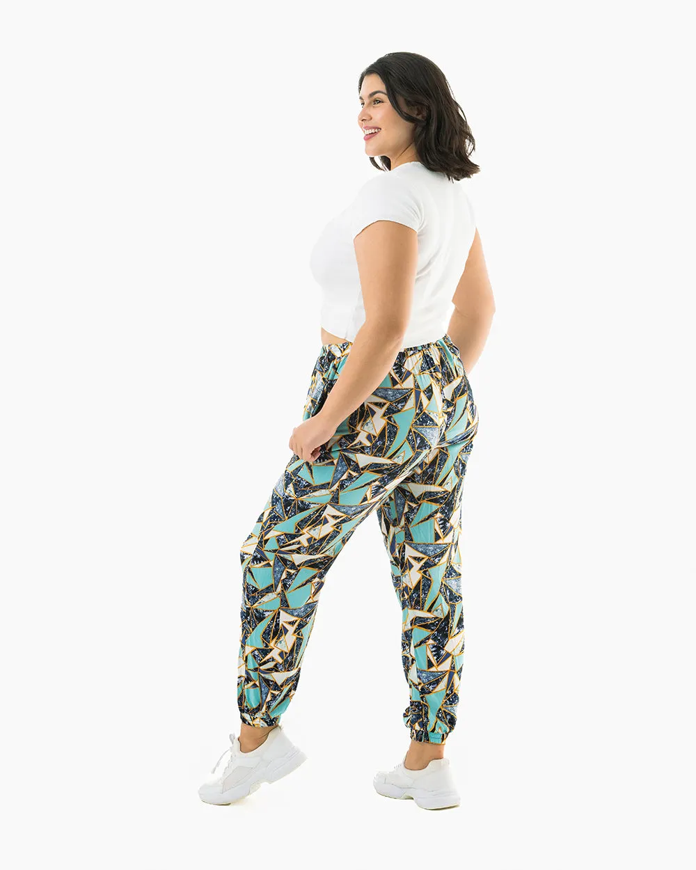 Patterned Miami Jogger Harem Pants