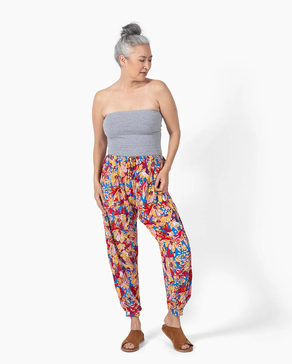 Patterned Miami Jogger Harem Pants