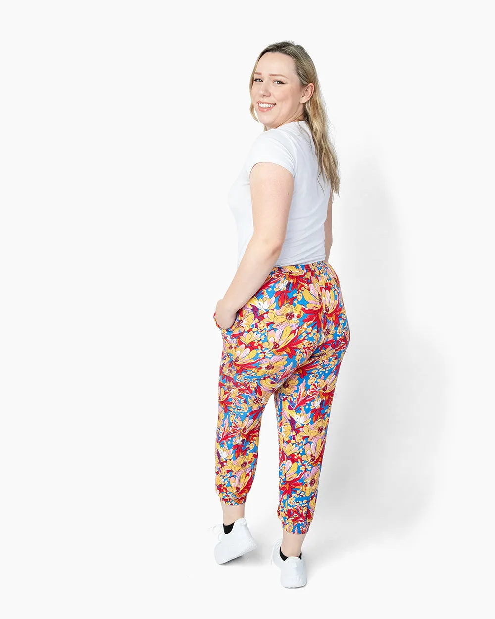 Patterned Miami Jogger Harem Pants