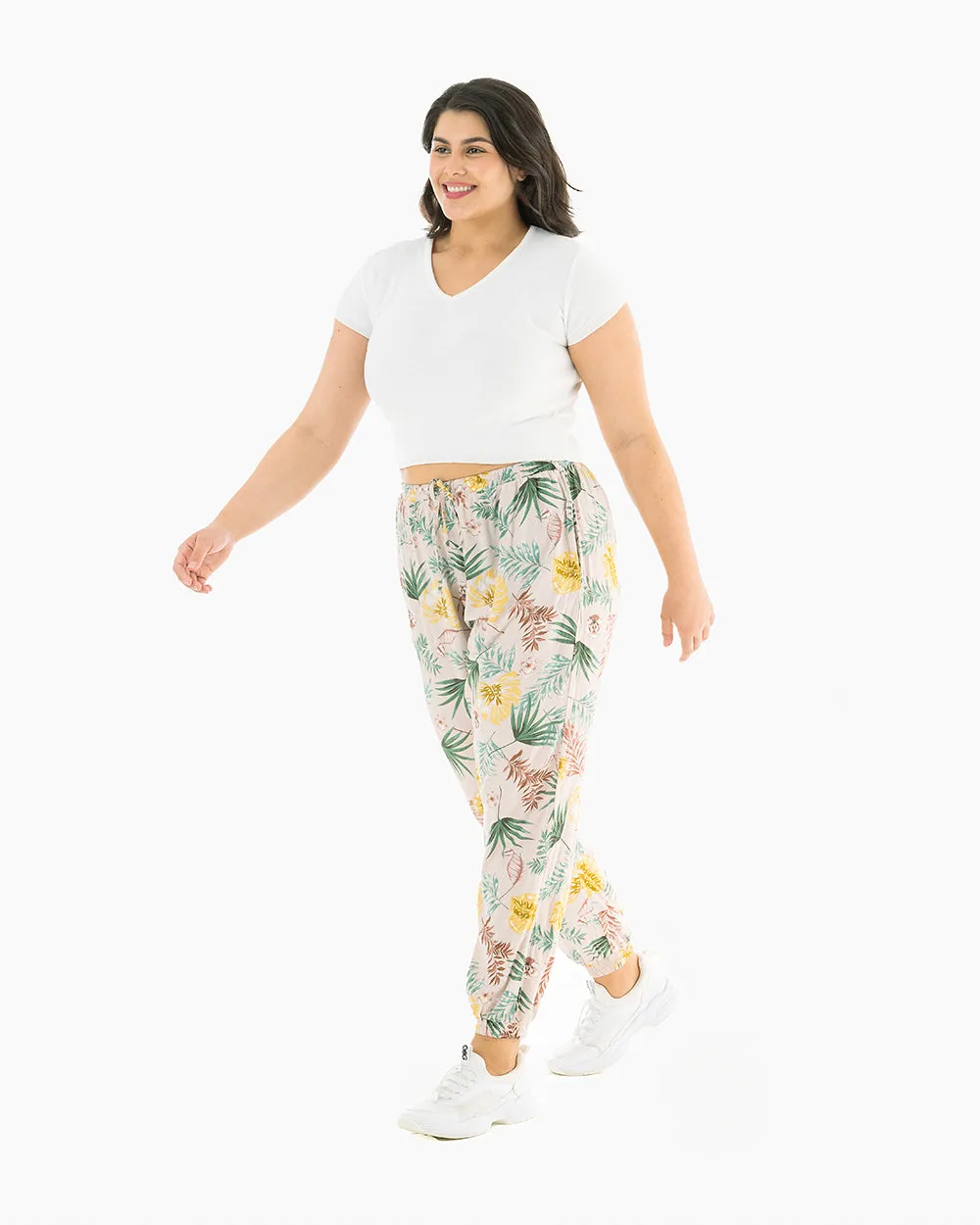 Patterned Miami Jogger Harem Pants