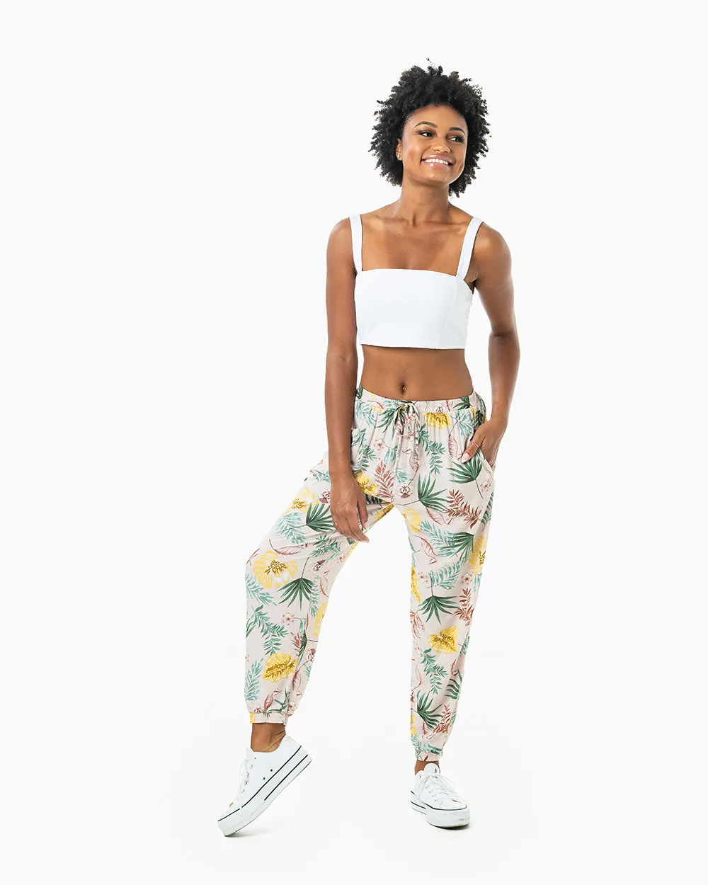 Patterned Miami Jogger Harem Pants