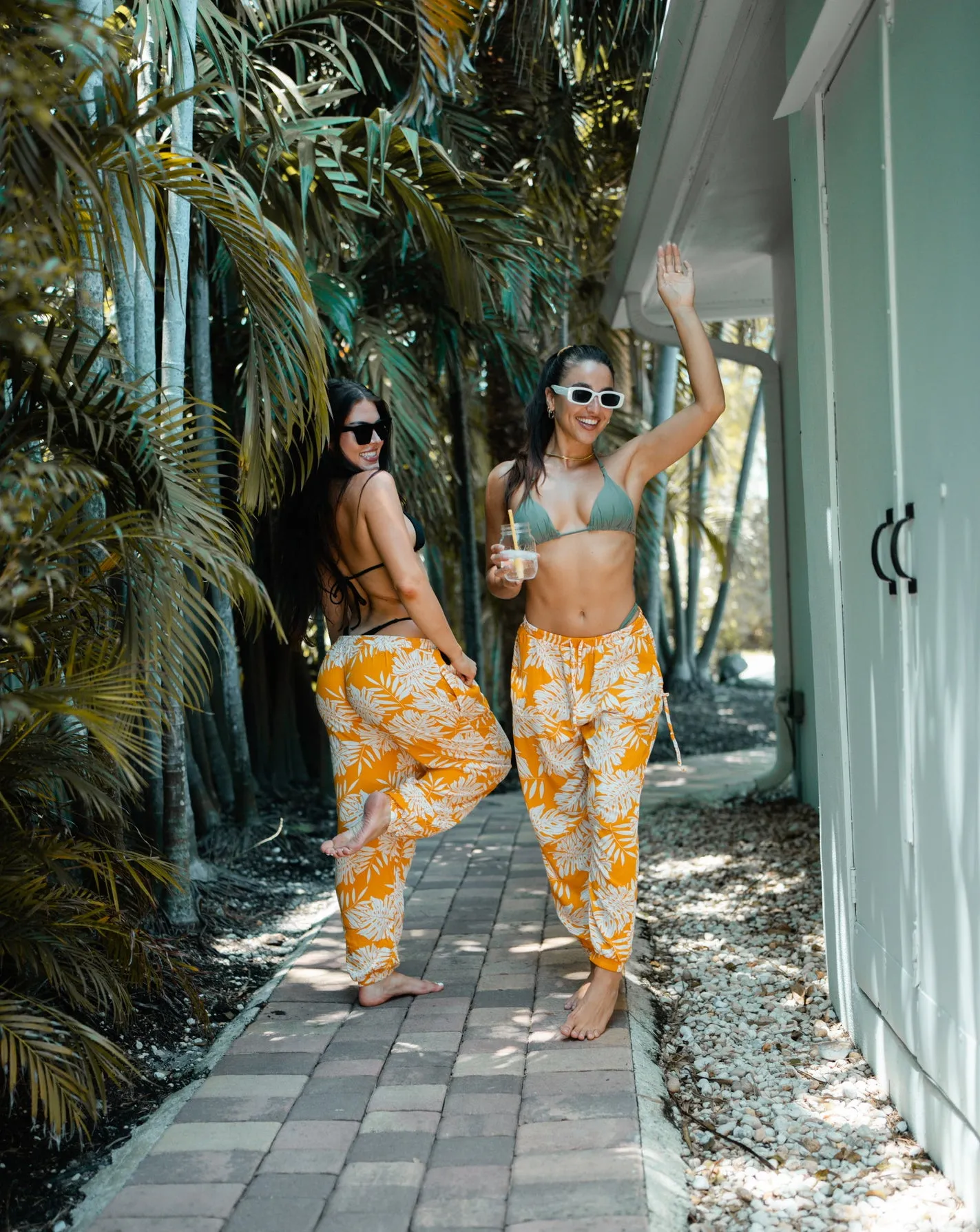 Patterned Miami Jogger Harem Pants