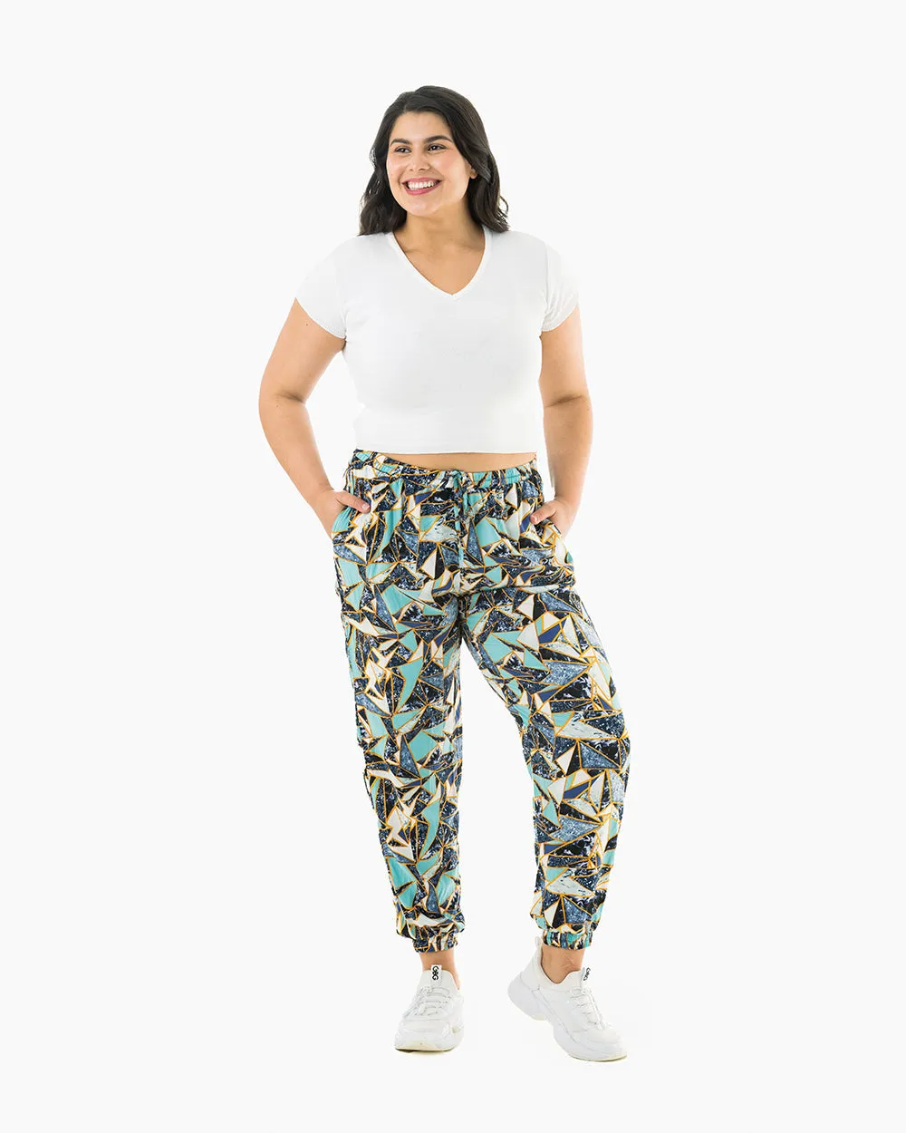 Patterned Miami Jogger Harem Pants