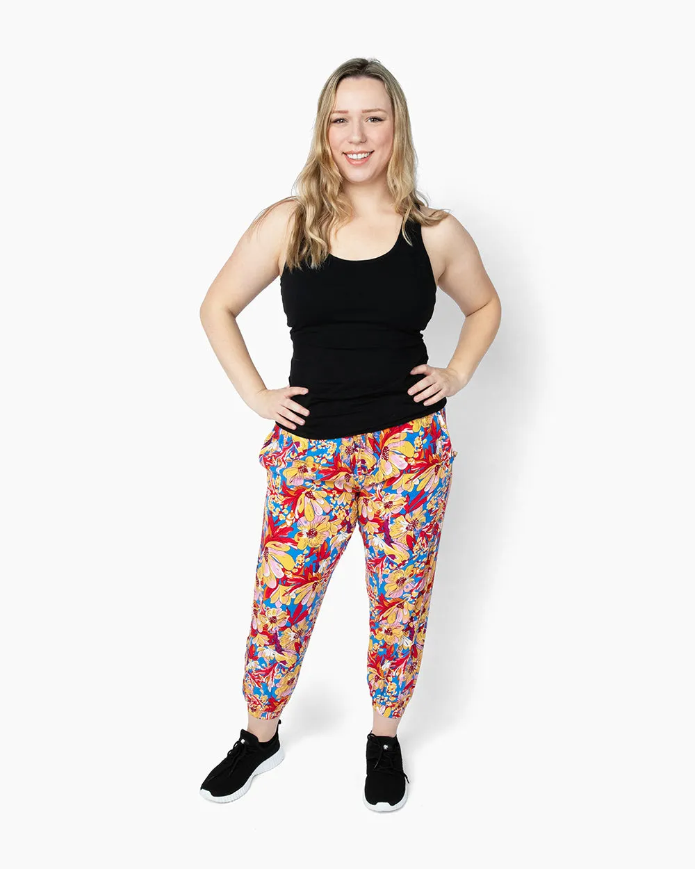 Patterned Miami Jogger Harem Pants