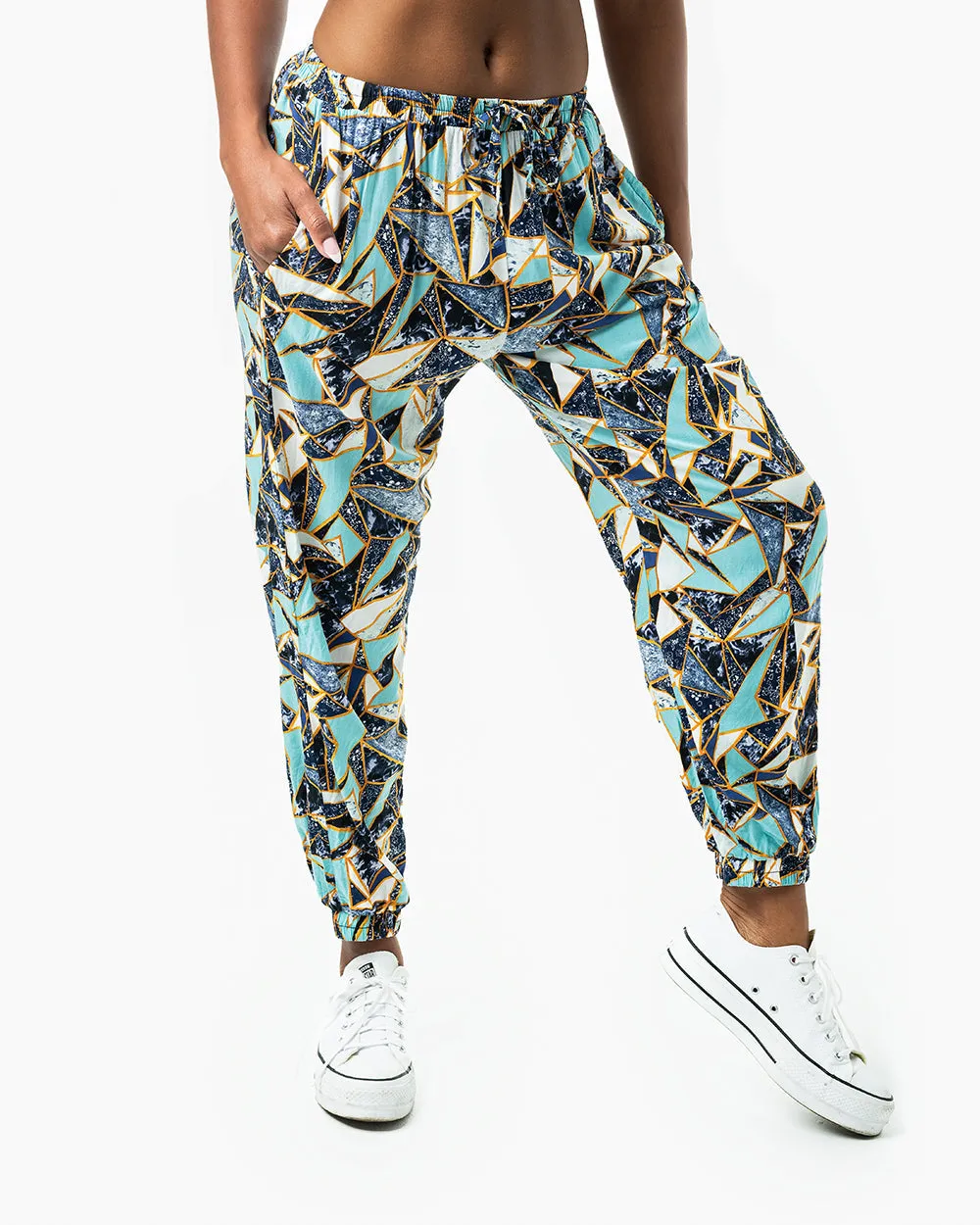 Patterned Miami Jogger Harem Pants