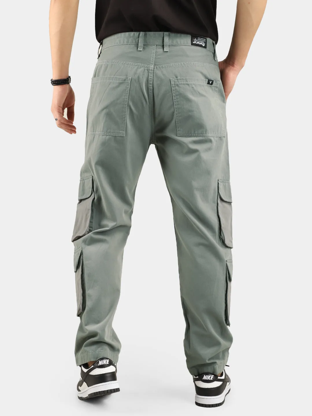 Pistachio Green Baggy Fit Warrior Cargo