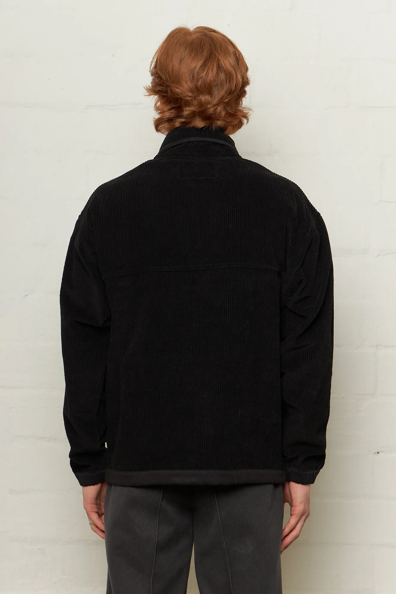 Polite Pullover Black Corduroy