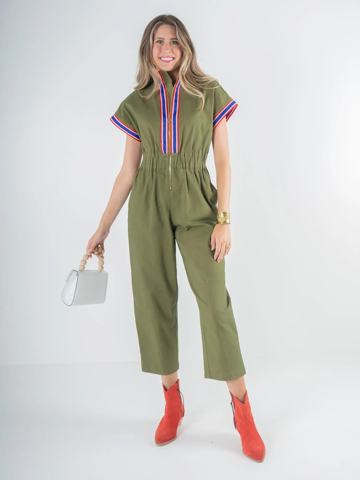 Poppy Jumpsuit - Army