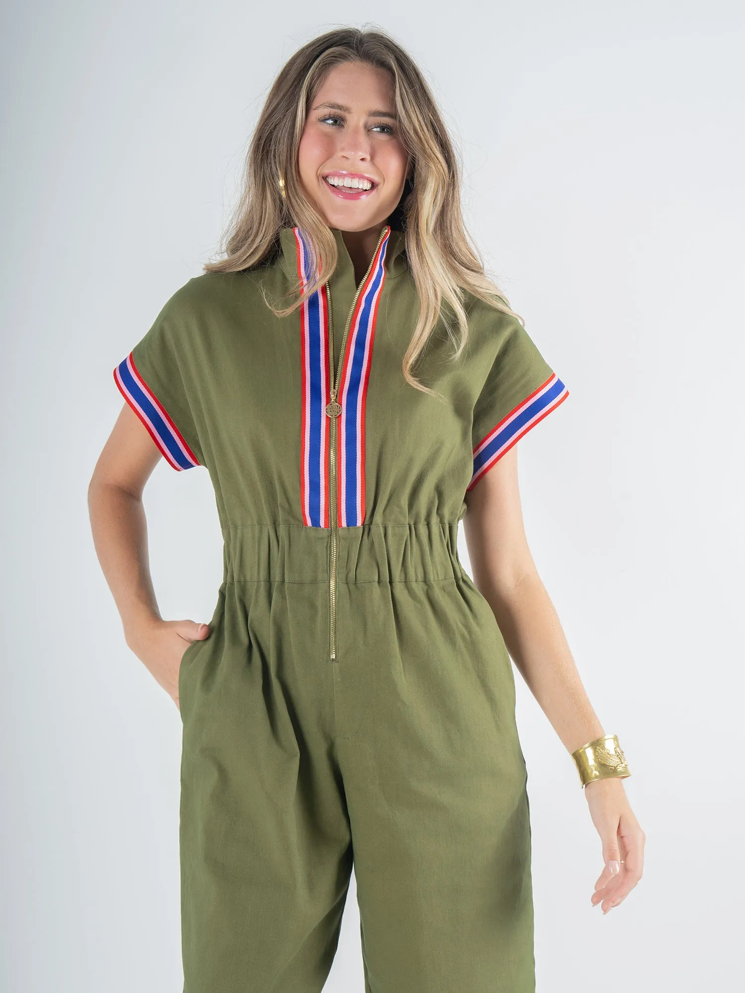 Poppy Jumpsuit - Army