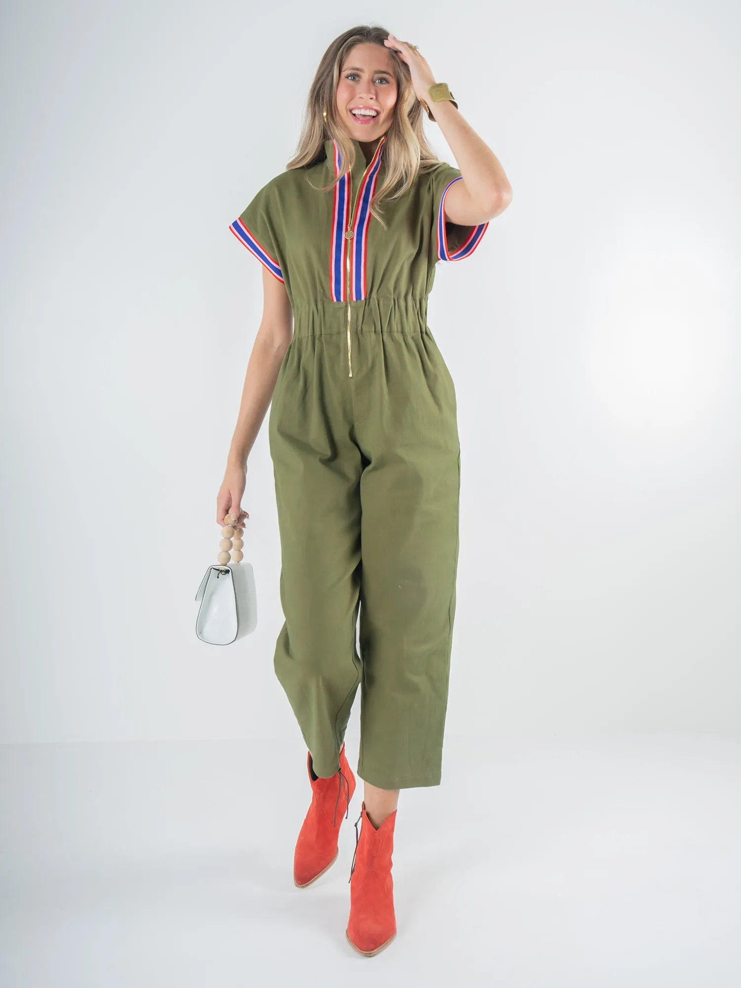 Poppy Jumpsuit - Army